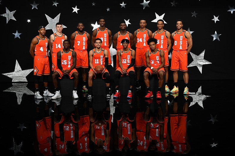 全明星新秀赛定妆照