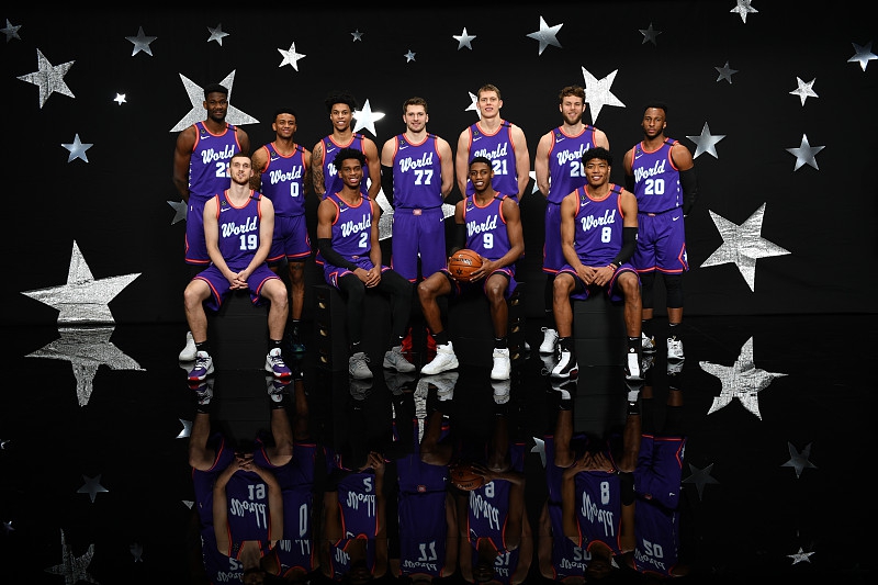 全明星新秀赛定妆照