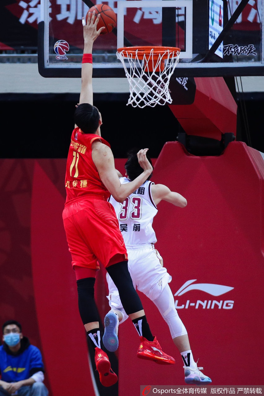 CBA第29轮：深圳95-109浙江