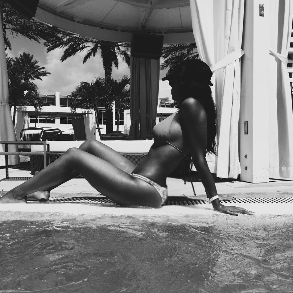 南美风情！身材逆天的22岁热火啦啦队小姐姐！