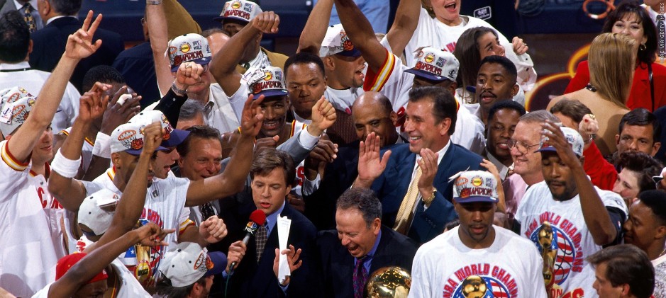 6.1995年，休斯顿火箭4-0奥兰多魔术