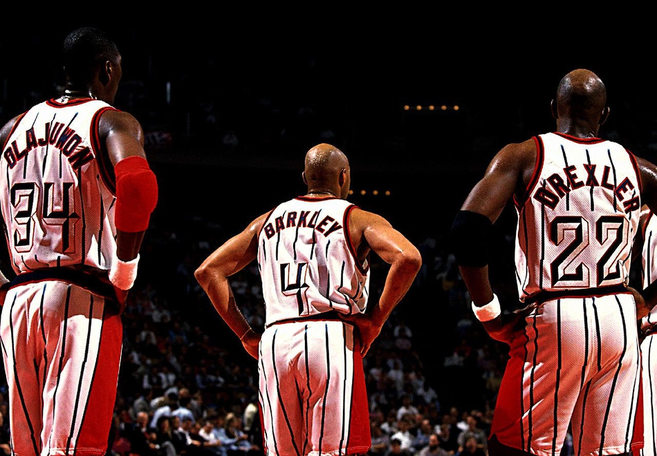 4、哈基姆-奥拉朱旺+克莱德+德雷克斯勒+查尔斯-巴克利