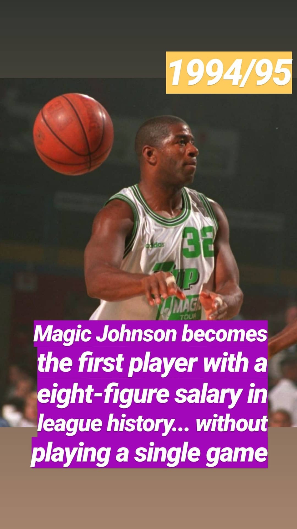 NBA近30年薪水进化史：科比曾连续6年领跑联盟 詹姆斯仅一次