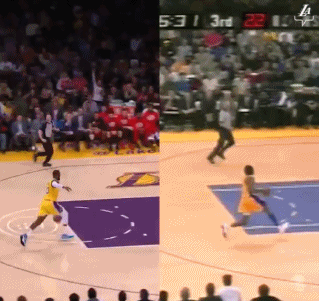 詹姆斯科比乔丹韦德那些神同步时刻！简直是一毛一样啊！