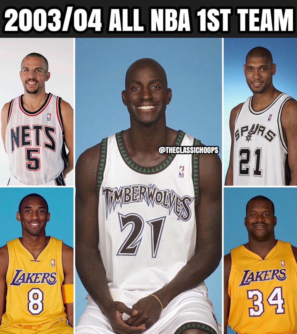 哪年最强？2000-16历年第一阵容回顾：科比17年间11次一阵