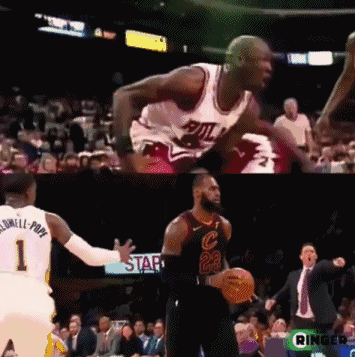 詹姆斯科比乔丹韦德那些神同步时刻！简直是一毛一样啊！