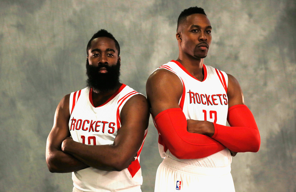 7、詹姆斯-哈登+德怀特-霍华德