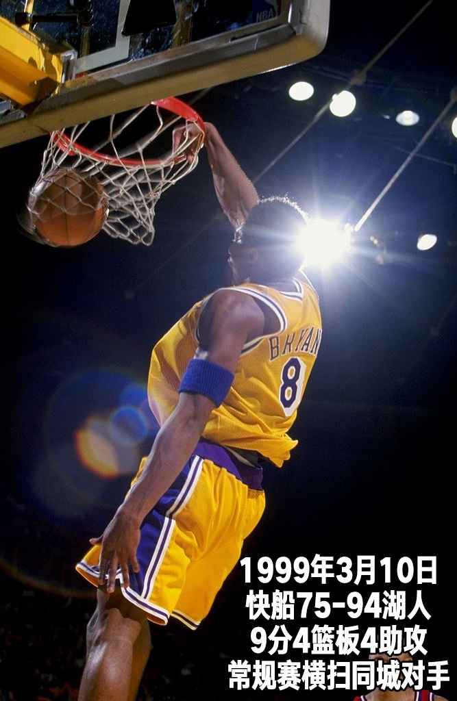 24张经典照回顾科比生涯第三季：20岁，首发打满82场常规赛