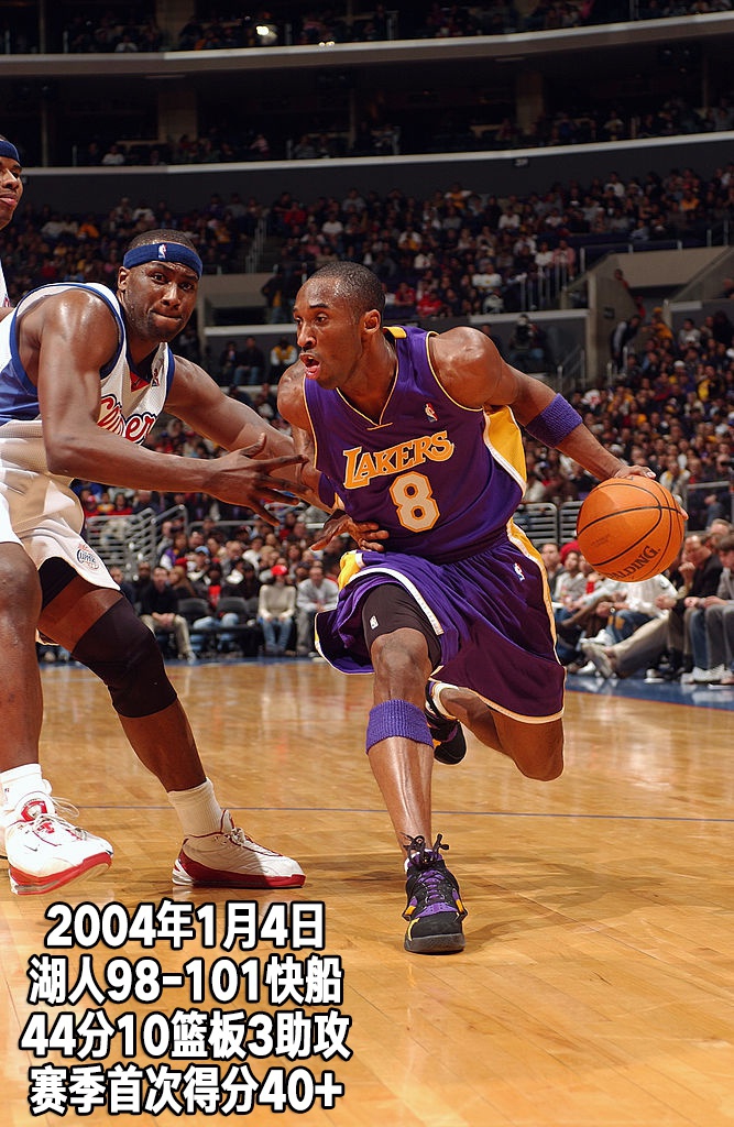 24张经典照片回顾科比生涯第8季：25岁，湖人坐拥F4却错失总冠军