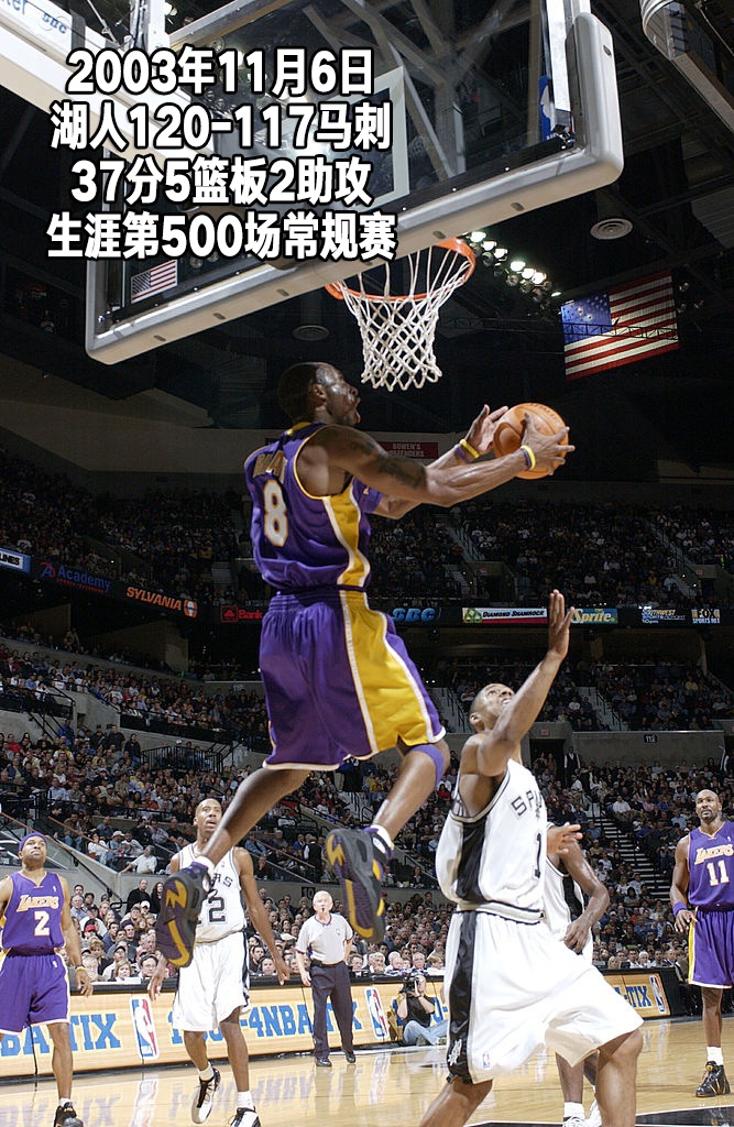 24张经典照片回顾科比生涯第8季：25岁，湖人坐拥F4却错失总冠军