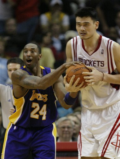 高甜预警!那些年的姚明和科比:从对手到好兄弟