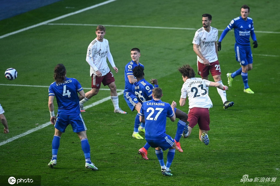 [英超]莱斯特城1-3阿森纳