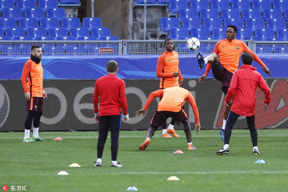 巴塞罗那训练备战