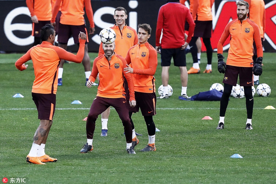 巴塞罗那训练备战