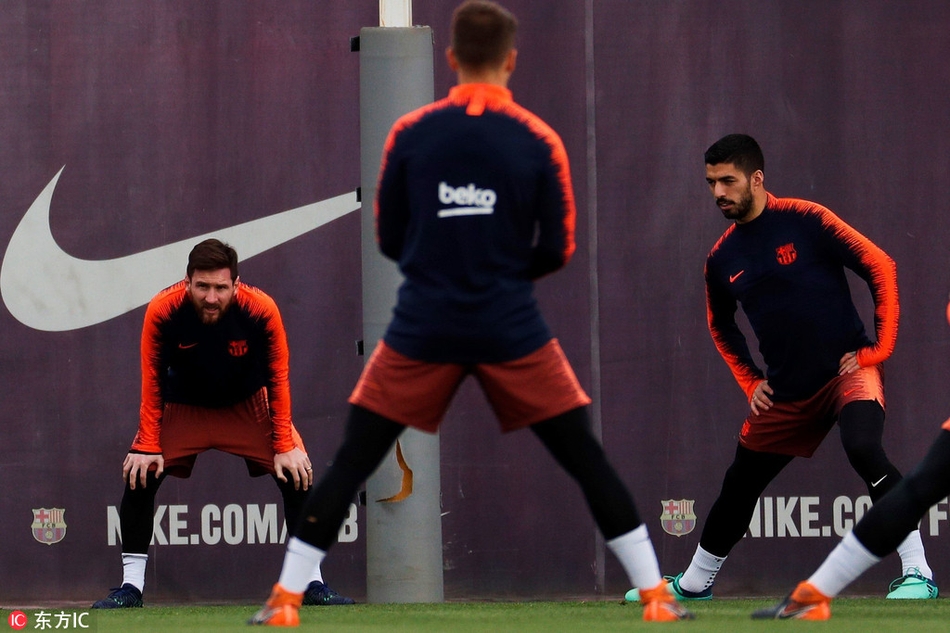 巴塞罗那训练备战