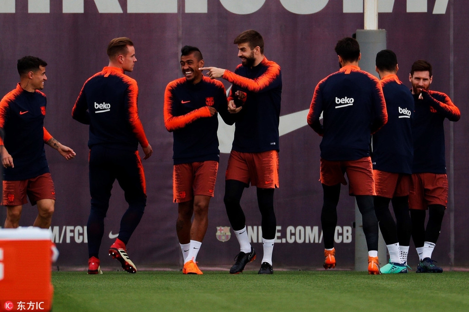 巴塞罗那训练备战