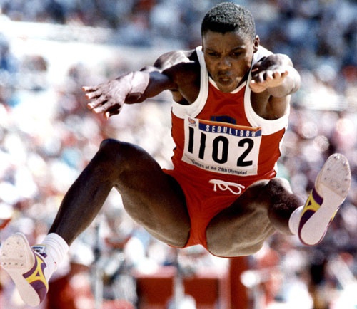 卡尔・刘易斯老照片祝他生日快乐