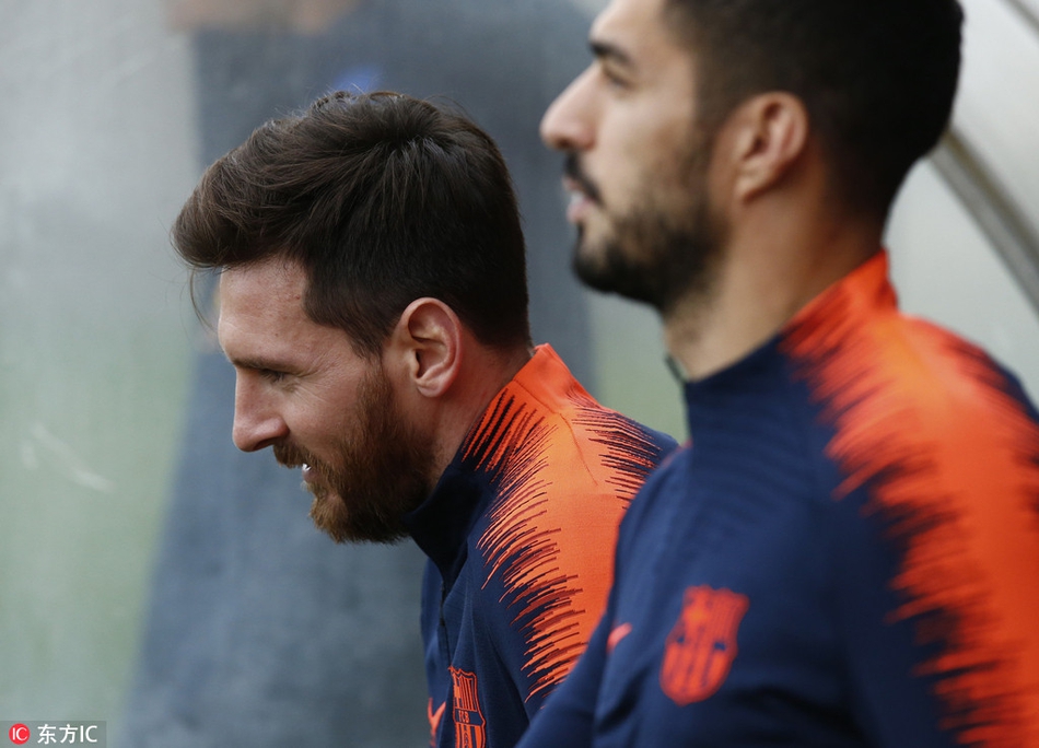 巴塞罗那训练备战