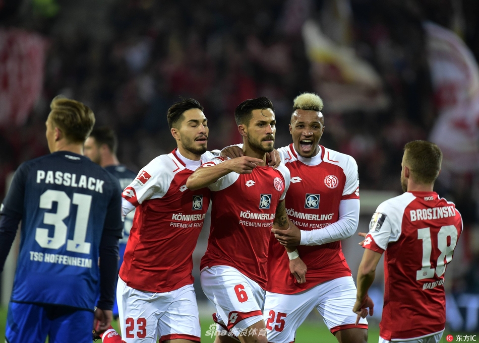 德甲美因茨2-3霍芬海姆