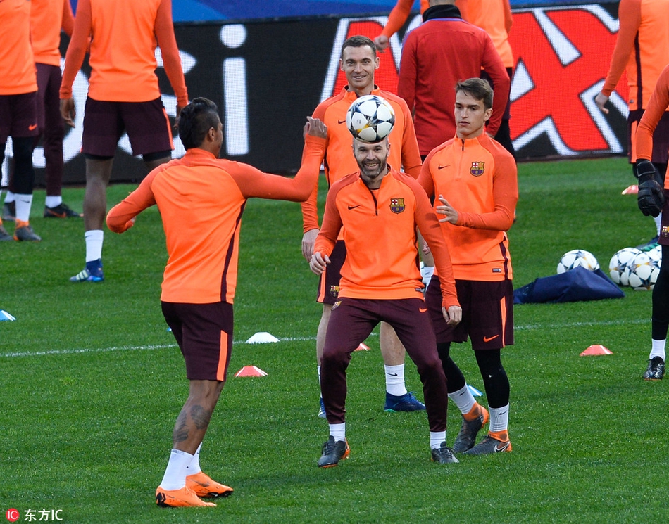 巴塞罗那训练备战