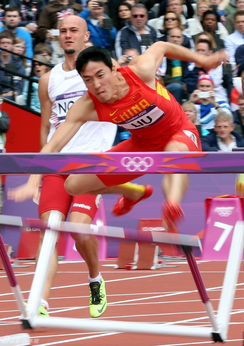 历史上的今天刘翔告别伦敦奥运