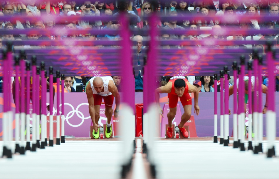 历史上的今天刘翔告别伦敦奥运