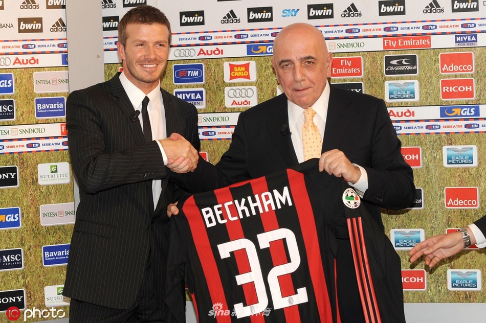 体坛老照片之贝克汉姆