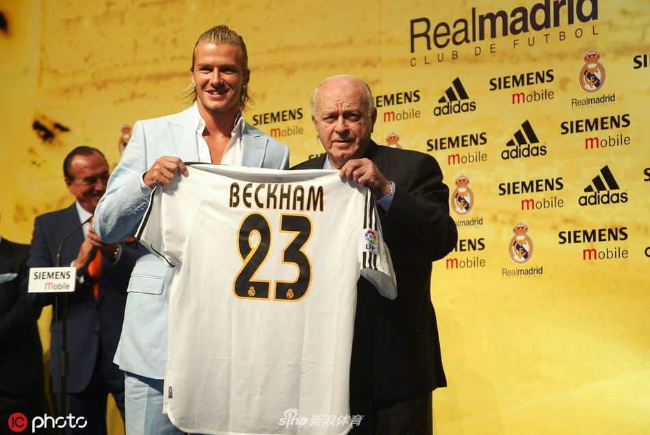 体坛老照片之贝克汉姆