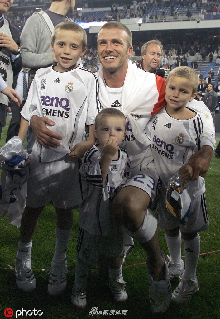 体坛老照片之贝克汉姆