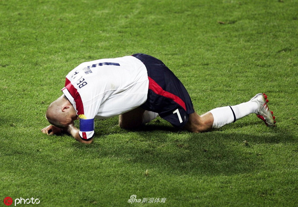 体坛老照片之贝克汉姆