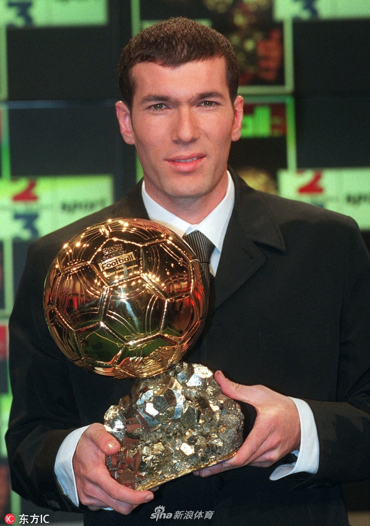 体坛老照片：齐达内