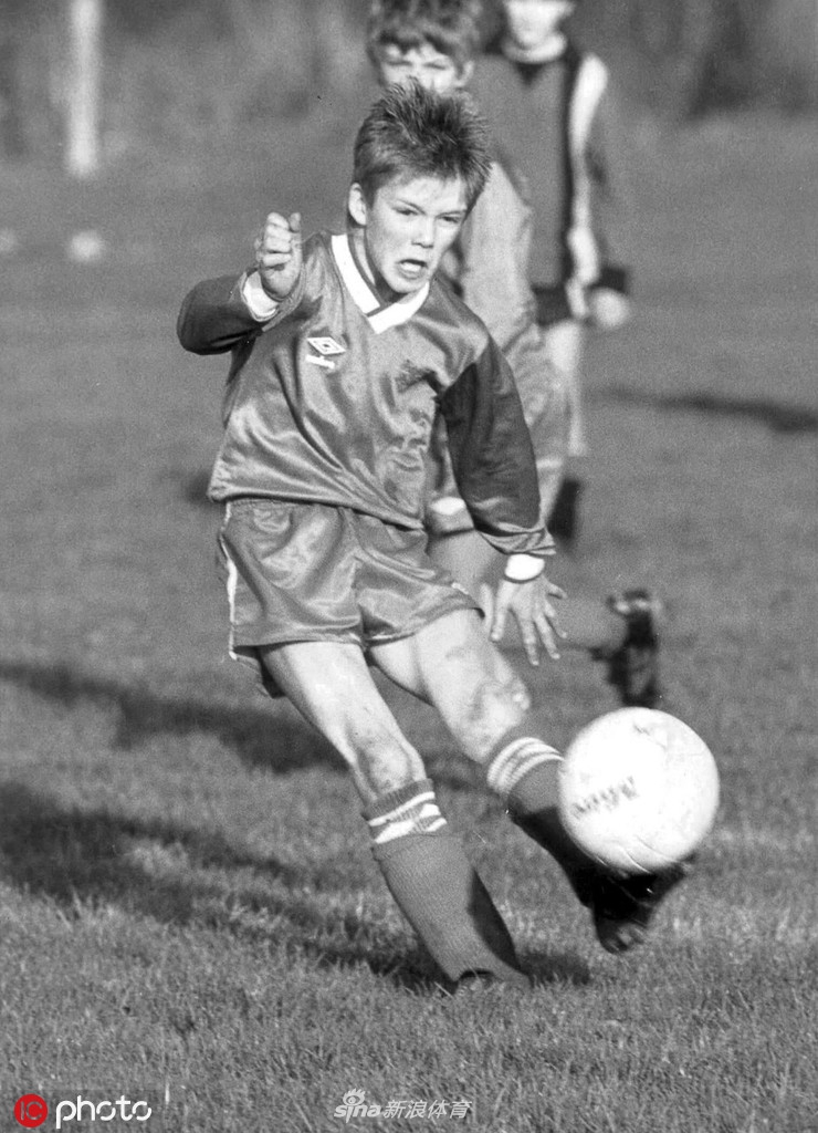 体坛老照片之贝克汉姆