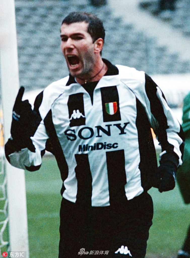 体坛老照片：齐达内