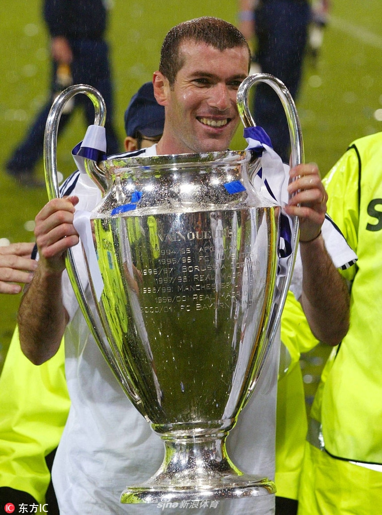 体坛老照片：齐达内