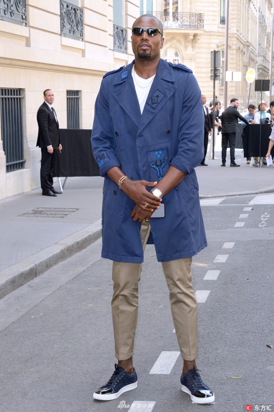 nba球星的巴黎时尚之旅_高清图集_新浪网