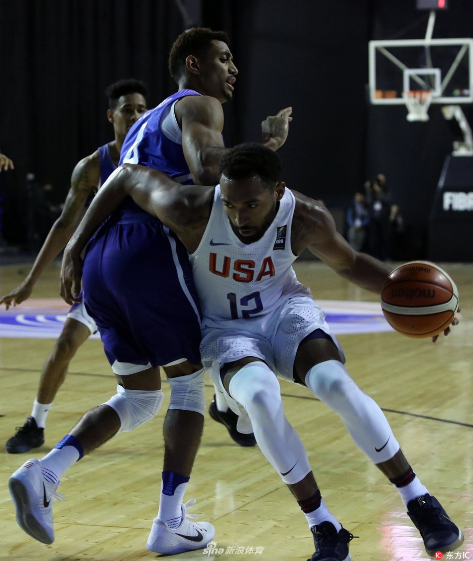 2017男篮美洲杯小组赛c组多米尼加56-72美国