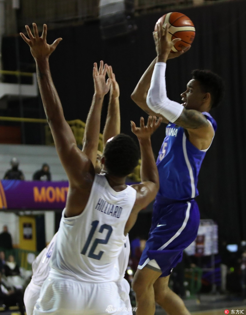 2017男篮美洲杯小组赛c组多米尼加56-72美国