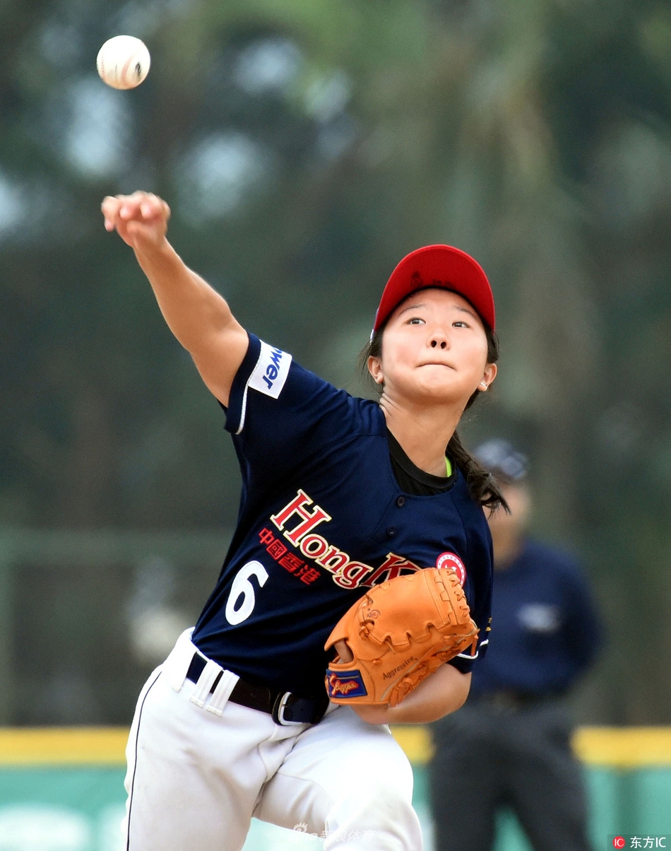 亚洲杯女子棒球赛中国香港队19-5印度队