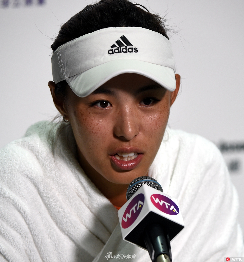 [wta]中国选手王蔷接受媒体访问
