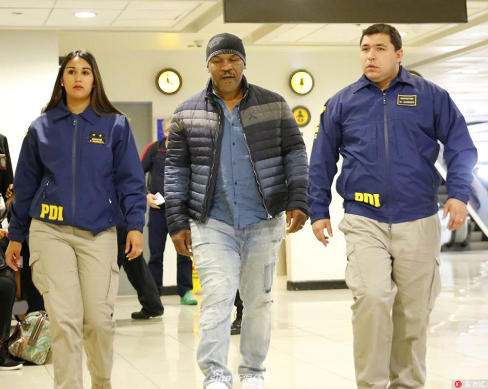 泰森因犯罪记录被智利禁止入境