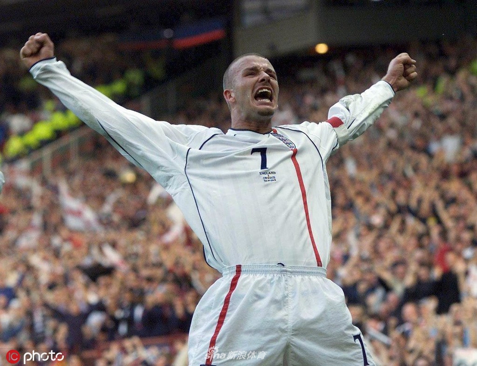 体坛老照片之贝克汉姆