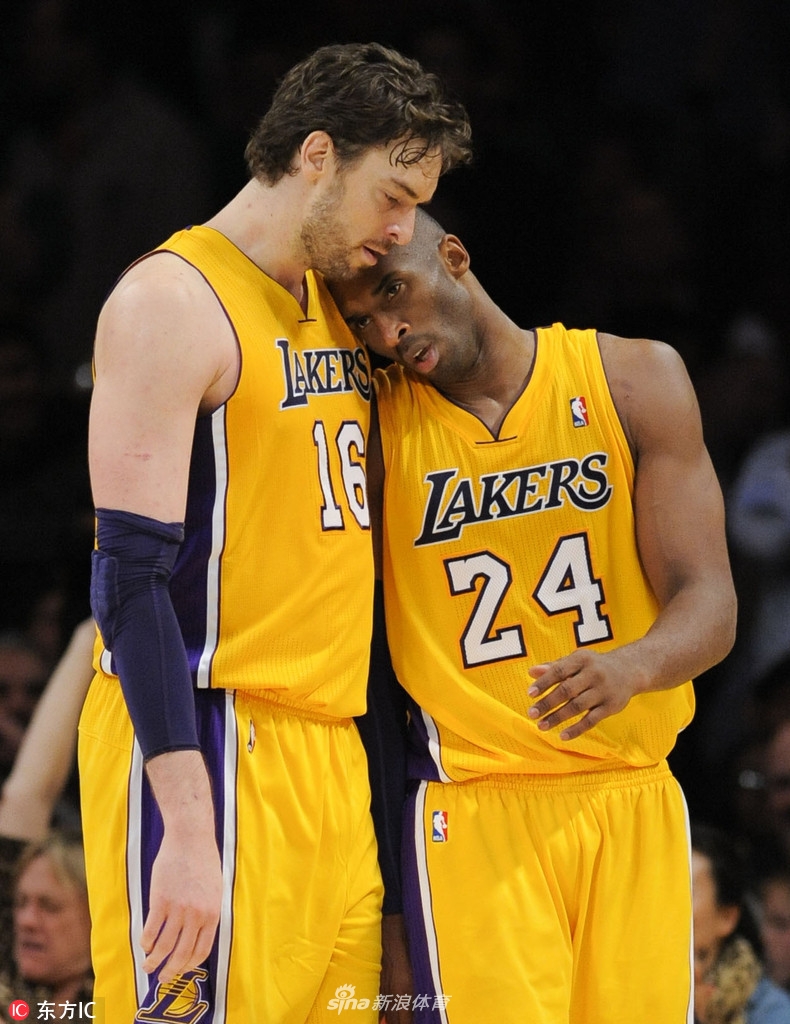 科比加索尔浓浓基友情