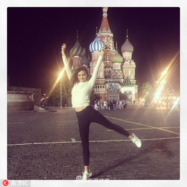 健身女神：维密超模米兰达-可儿