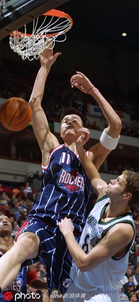 体坛老照片之姚明