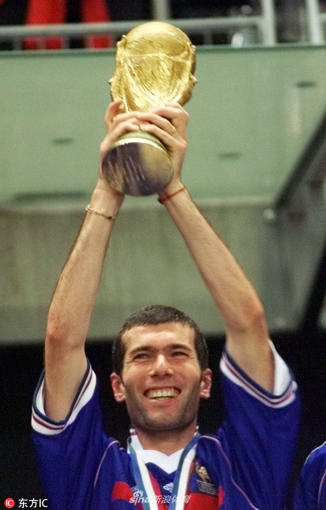 体坛老照片：齐达内