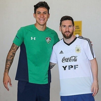 梅西太忙！巴甲球员都是他球迷