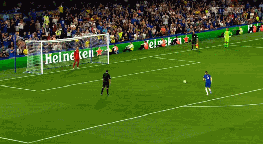 切尔西天王另类点球太稳了