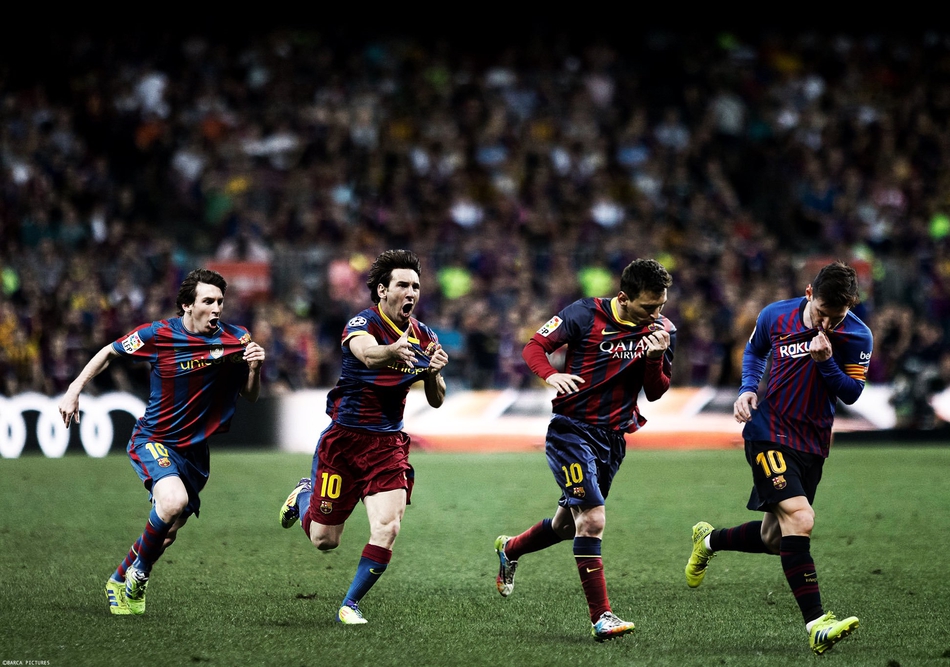 从男孩到男人 祝梅西32岁生日快乐