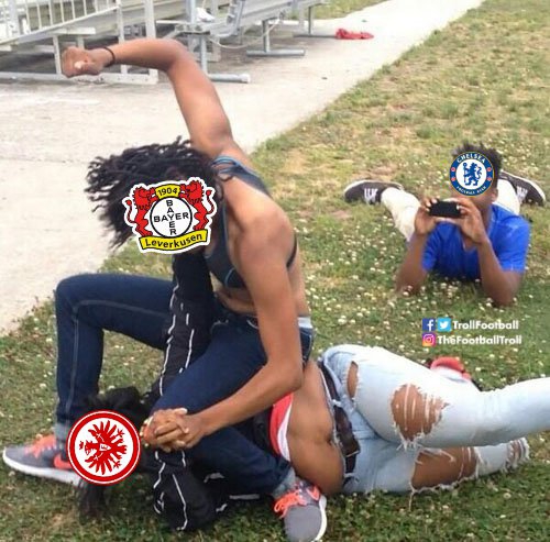 勒沃库森暴揍法兰克福