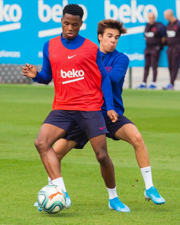 巴萨这两大天才加起来只有35岁